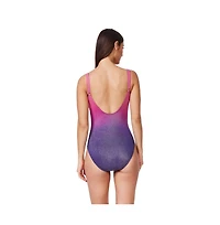 Profile by Gottex Women's Dream Ombre V Neck One Piece