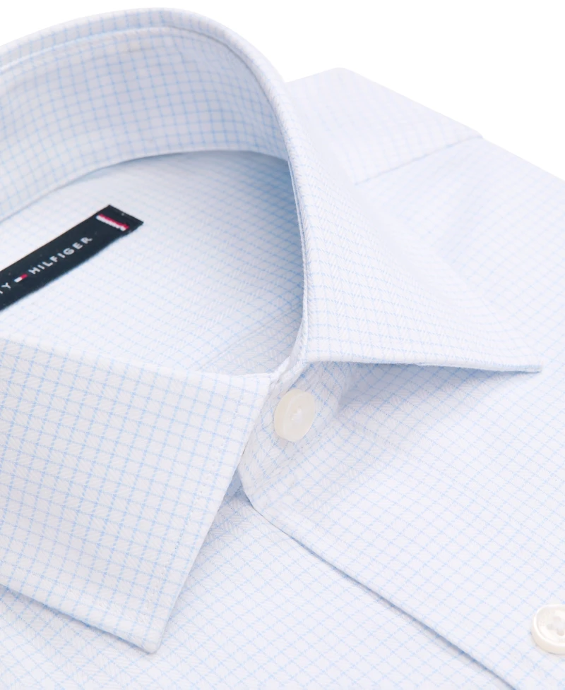 Tommy Hilfiger Men's Regular-Fit Spread Collar Dress Shirt
