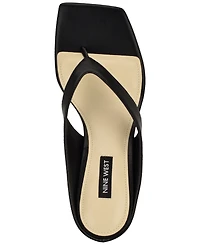 Nine West Women's Olanna Slip-on Kitten Heel Sandals