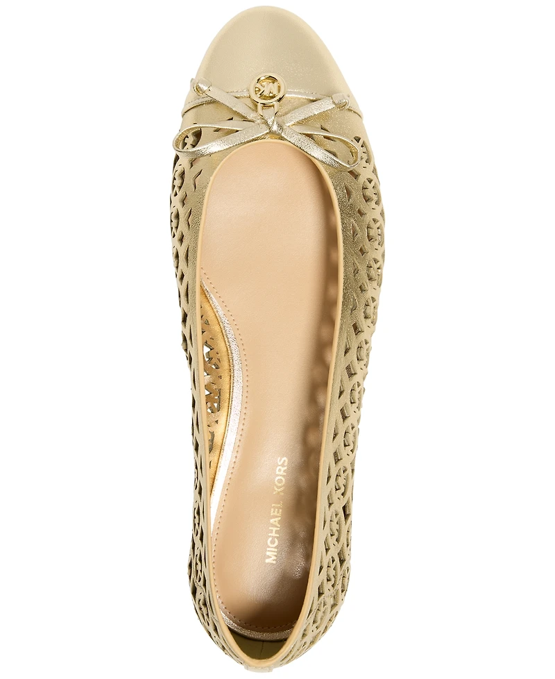 Michael Kors Women's Almond Toe Piper Flex Ballet Flats