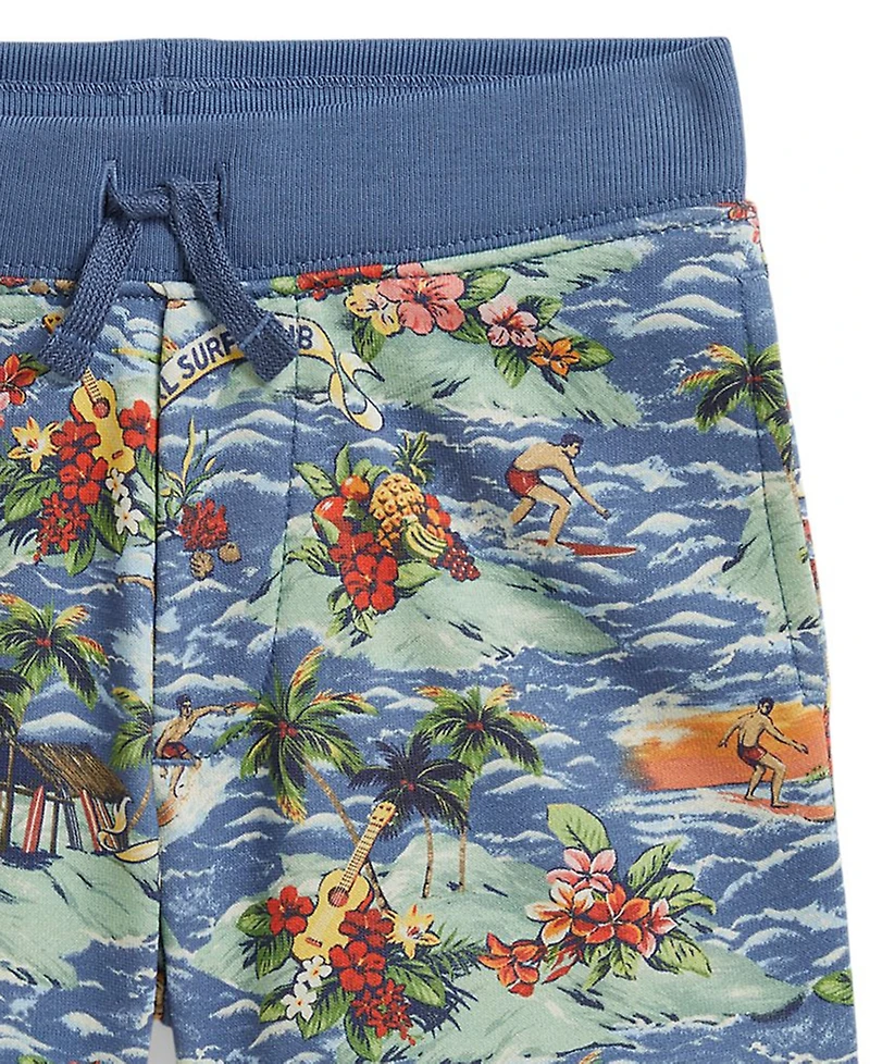Polo Ralph Lauren Boys' 2-7 Tropical-Print Drawstring Shorts