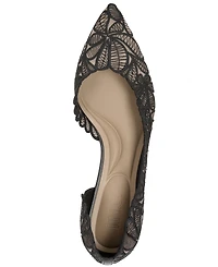 I.n.c. International Concepts Women's Embroidered Pointed-Toe Flats, Macy's Exclusive