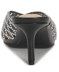 I.n.c. International Concepts Women's Gaylian Vinyl Heel Slip-On Sandals, Macy's Exclusive