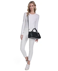 Calvin Klein Medium Jean Zipper Satchel Bag