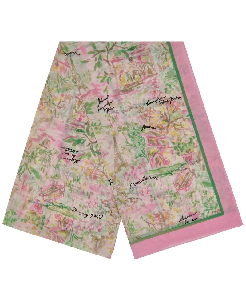 Karl Lagerfeld Paris Sheer Chiffon Scarf
