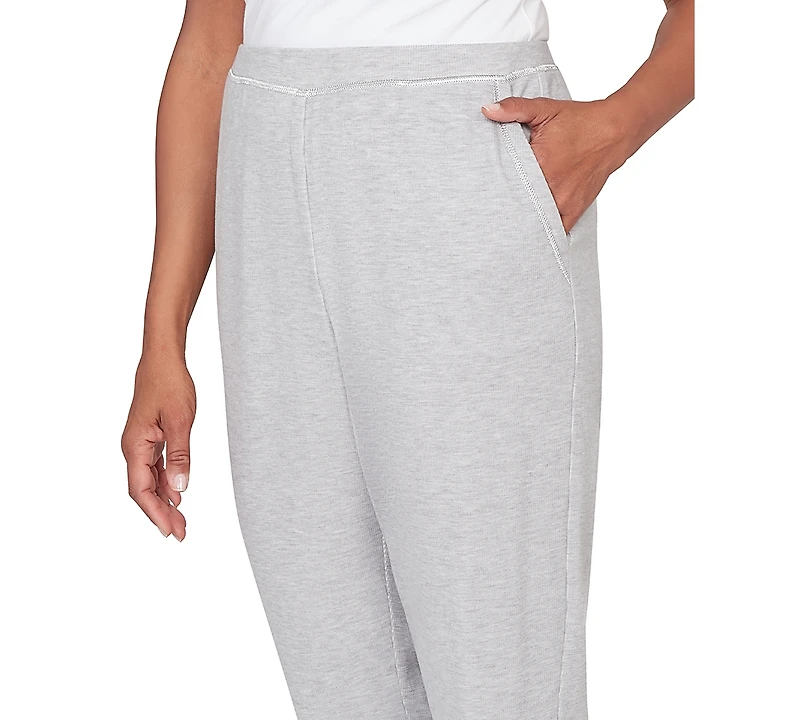 Alfred Dunner Petite Comfort and Joy Slant Pocket Short Length Pants