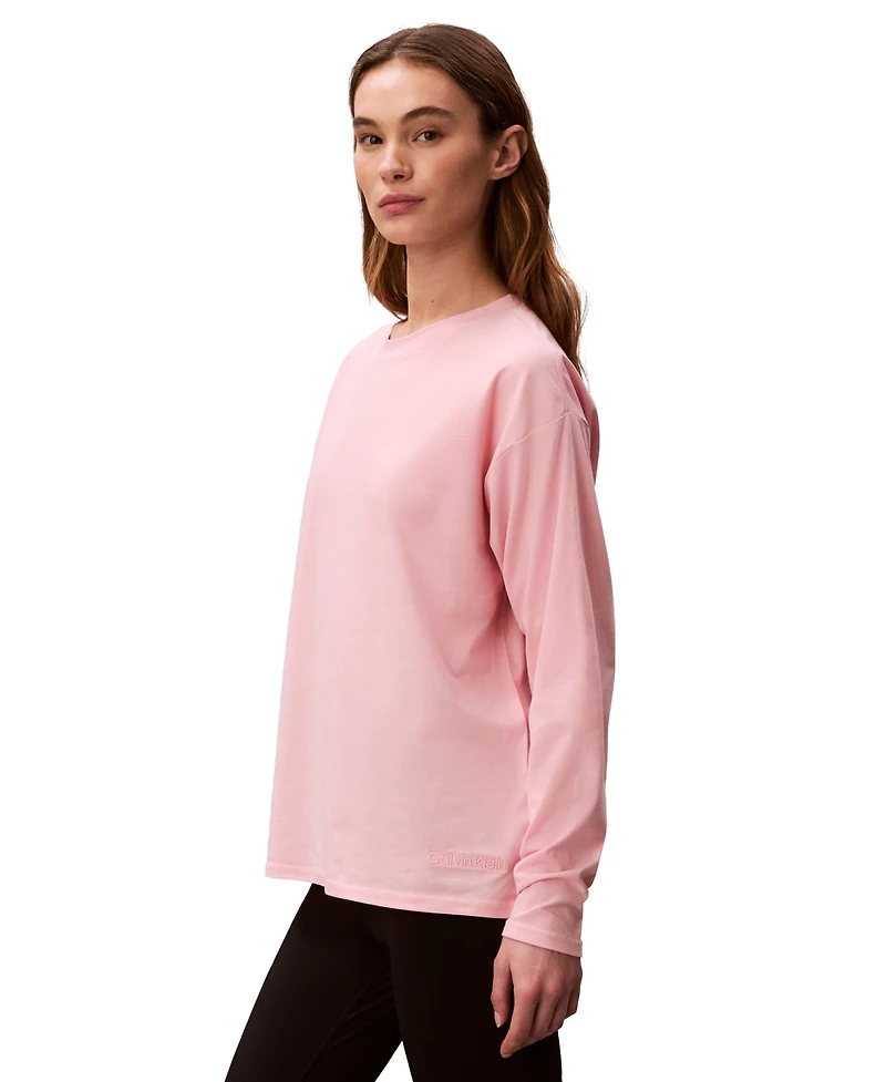 Calvin Klein Performance Women's Classic-Fit Long-Sleeve T-Shirt