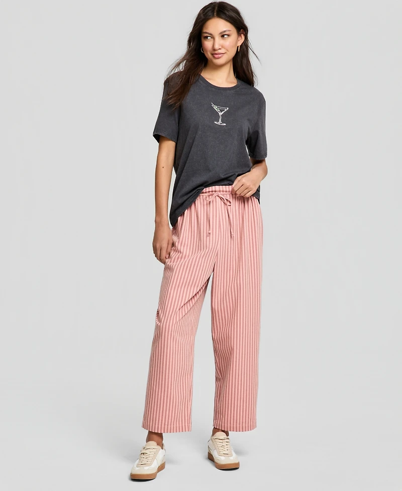 And Now This Women's Martini Graphic T-Shirt, Macy's Exclusive