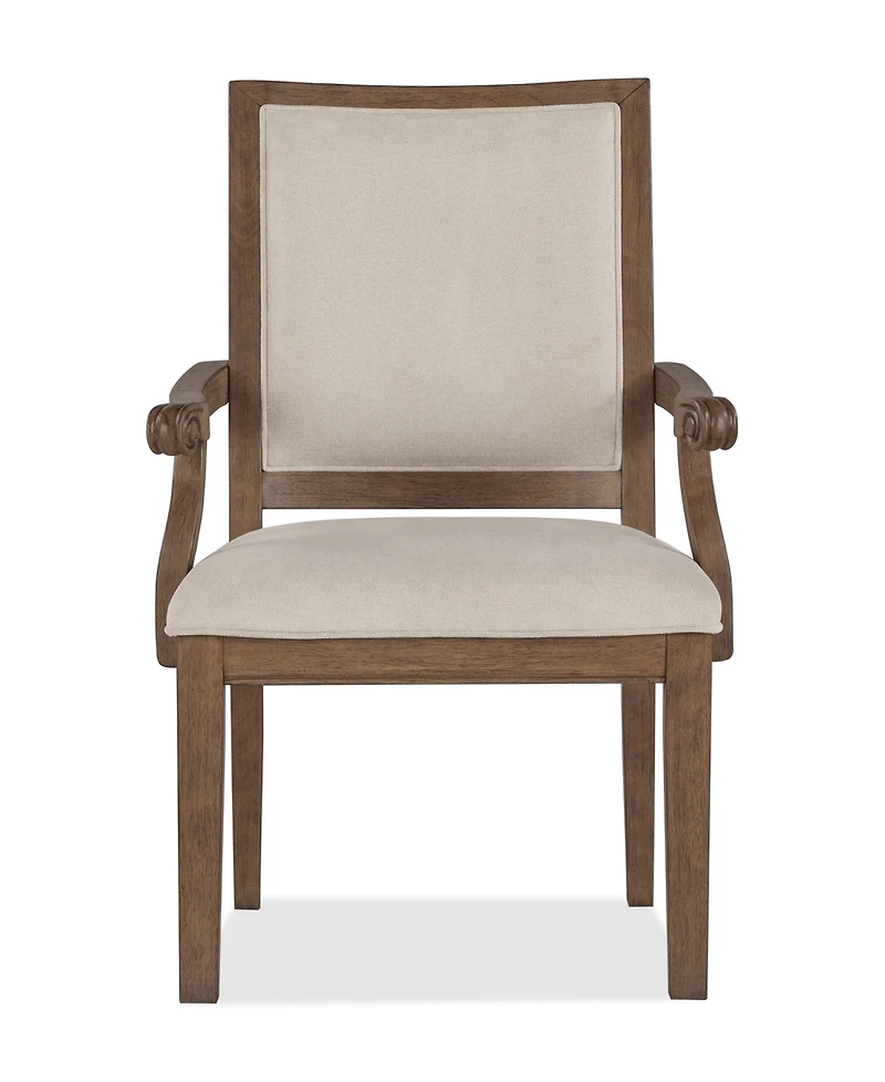 Furniture Alverton -Pc. Wood Arm Chair Set