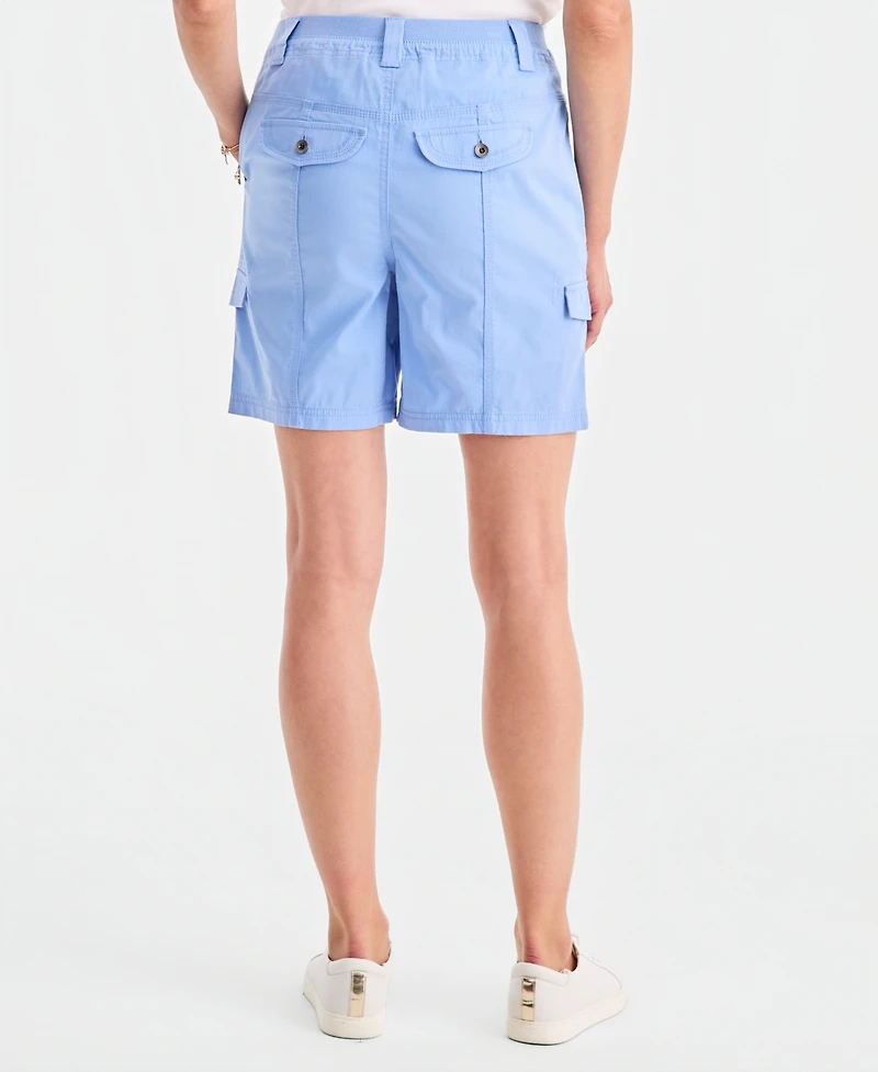 Style & Co Women's Mid-Rise Comfort-Waist Cargo Shorts