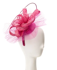 August Hats Sinamat Swirl Net Fascinator Hat