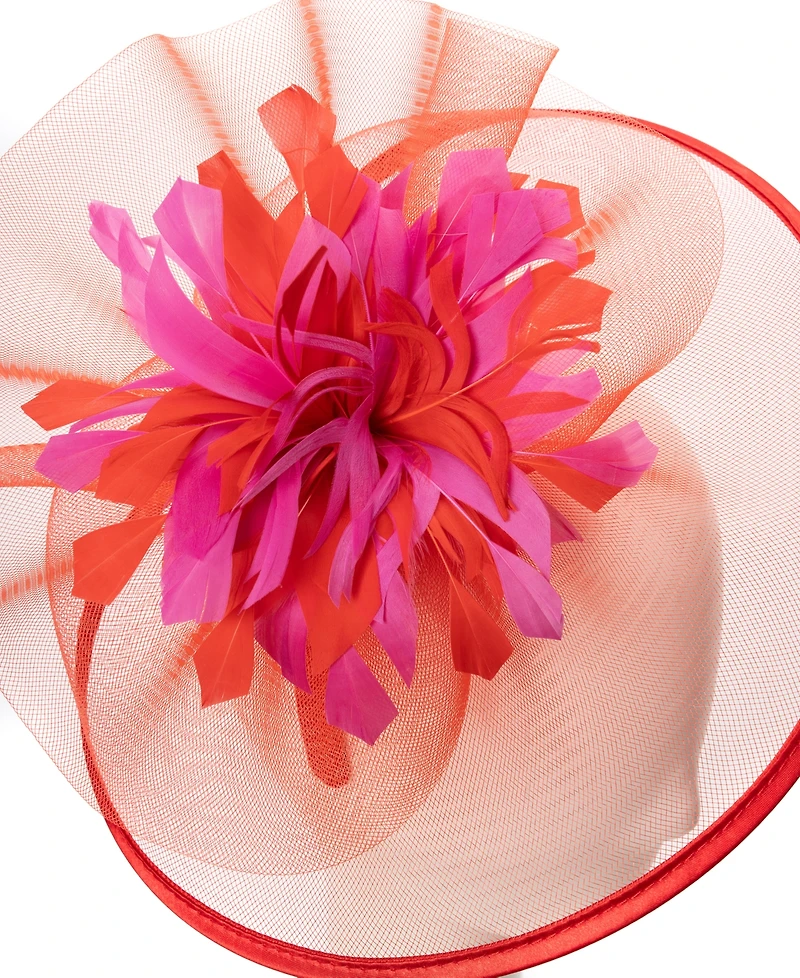 August Hats Net Layered Fascinator Hat