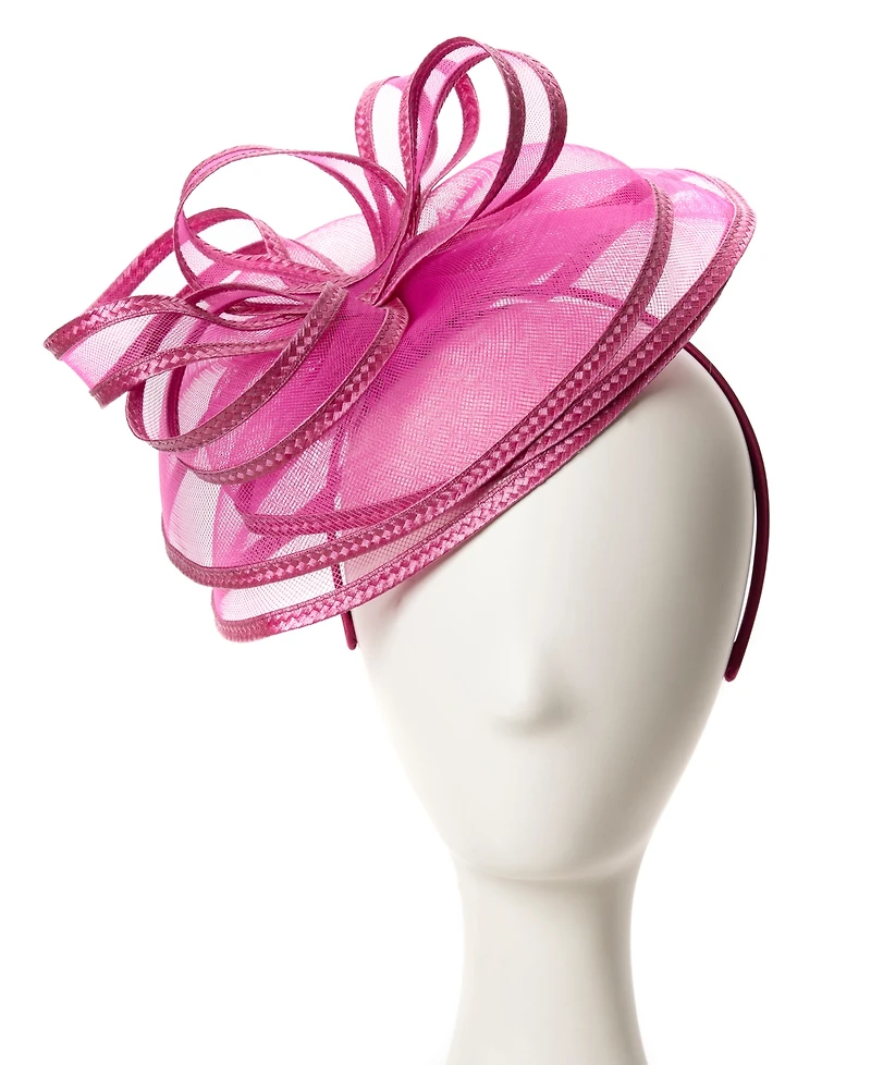 August Hats Swirl Net Fascinator Hat