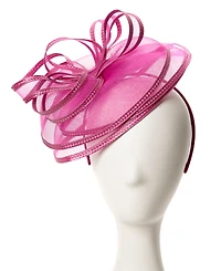 August Hats Swirl Net Fascinator Hat
