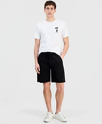 Karl Lagerfeld Paris Men's Ponte-Knit 8.5" Pull-On Shorts