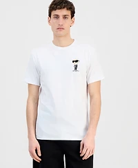 Karl Lagerfeld Paris Men's Crewneck T-shirt