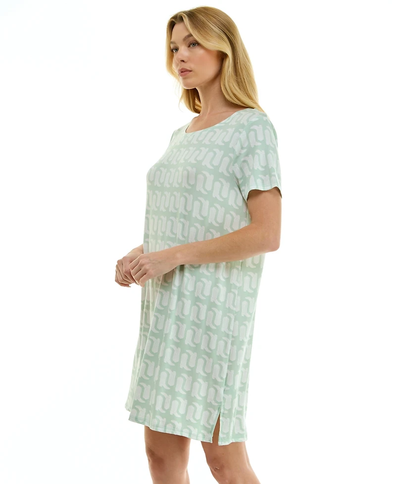 Roudelain Women's Short-Sleeve Sleep Shirt