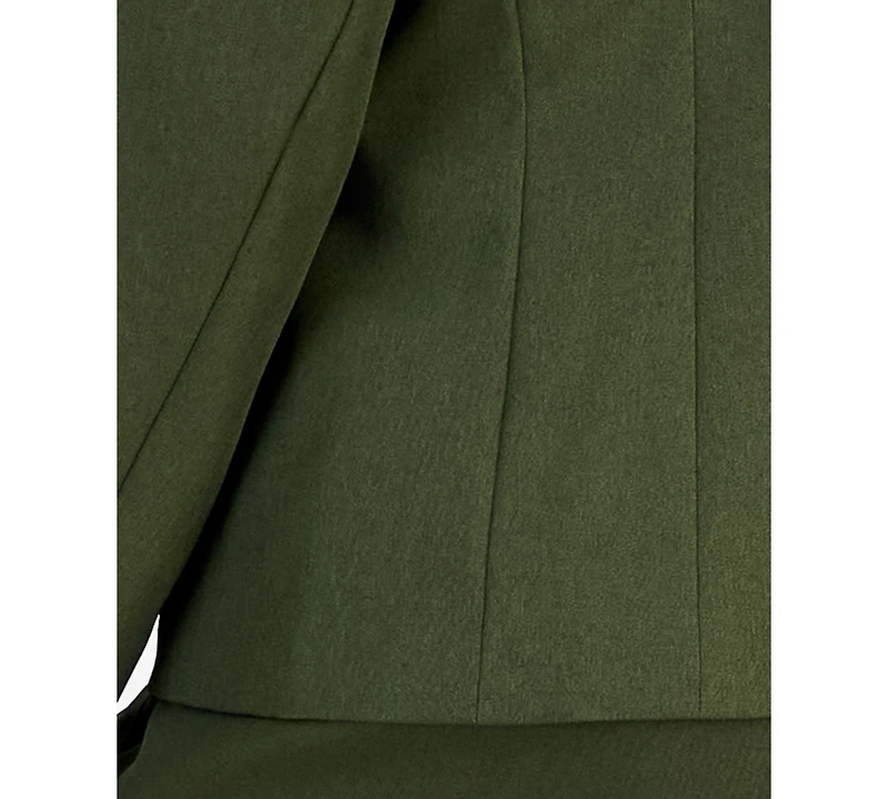 Le Suit Plus Two-Button Shawl Collar Blazer & Pant