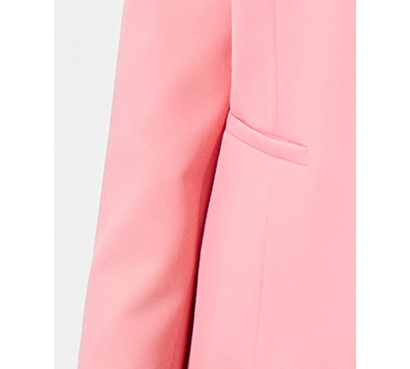 Le Suit Plus Kiss-Front Cutout-Collar Dress