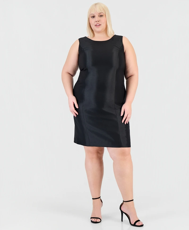 Le Suit Plus Open-Front Jacket & Sleeveless Sheath Dress