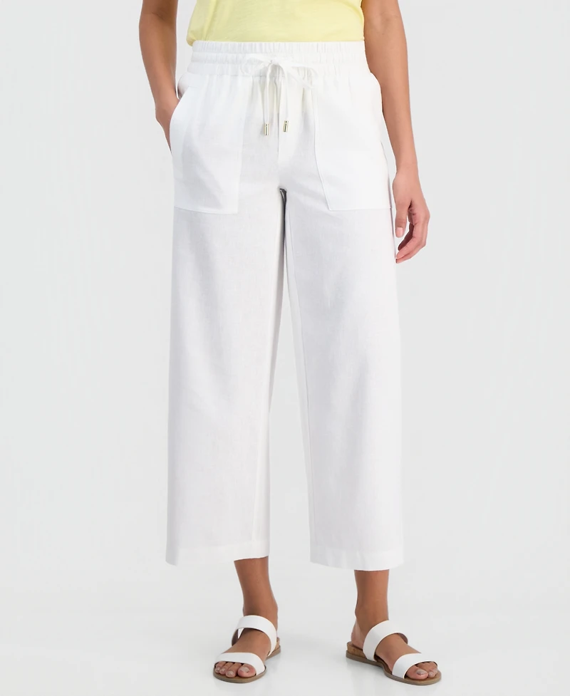 Nautica Women's Drawstring-Waist Pull-On Ankle Pants