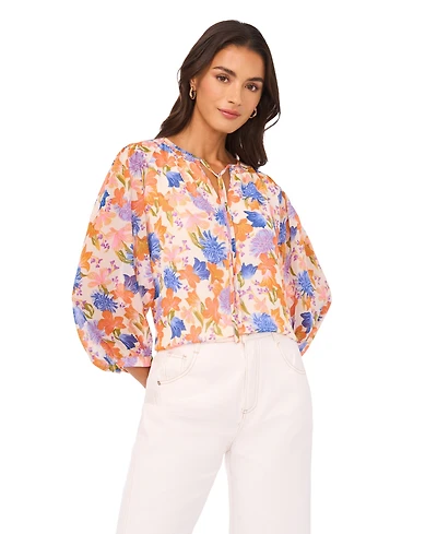 Vince Camuto Women's Ruffle Tie-Neck Blouse