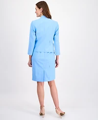 Le Suit Women's Kiss-Front Cutout-Collar Dress