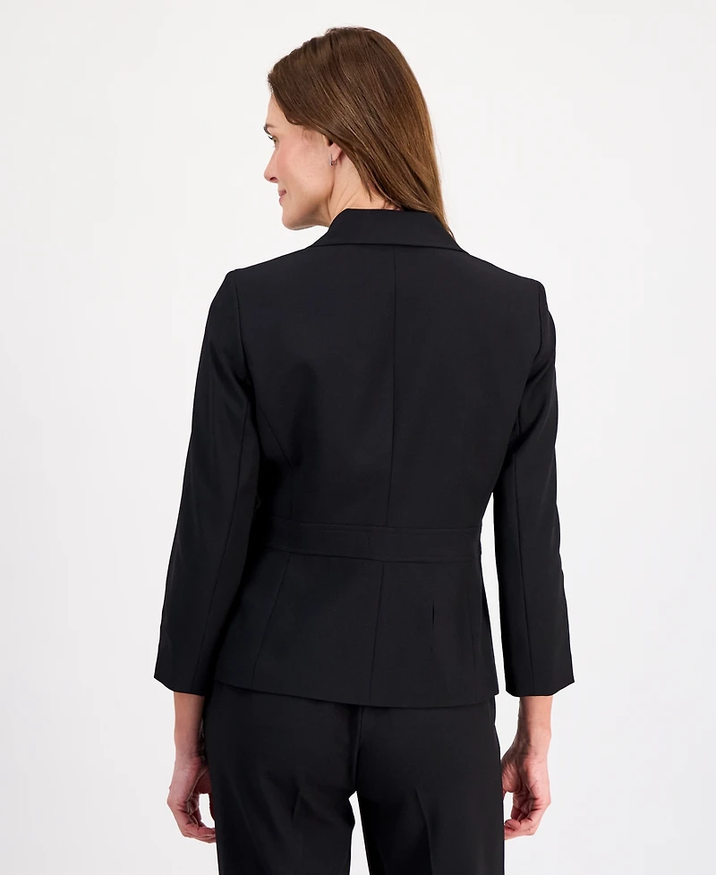 Le Suit Women's Two-Button Waist-Inset Pantsuit