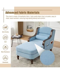 Streamdale Furniture Oversized Chaise Lounge Indoor Sofa Bed