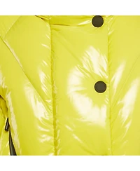 Pre-Owned Moncler Women's Grenoble Yellow Nylon Down Ski Jacket