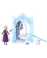 Disney Princess Disney Frozen Storytime Stackers Elsa Small Doll and Icy Animal Hideaway Playset