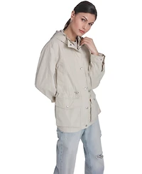 Levi's Women's Hooded Zipper and Button-Snap Jacket