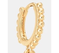 lonna & lilly Cluster Drop Hoop Earrings