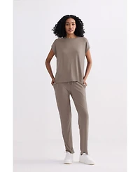 Reistor Women's Relaxed Tee Earth Grey