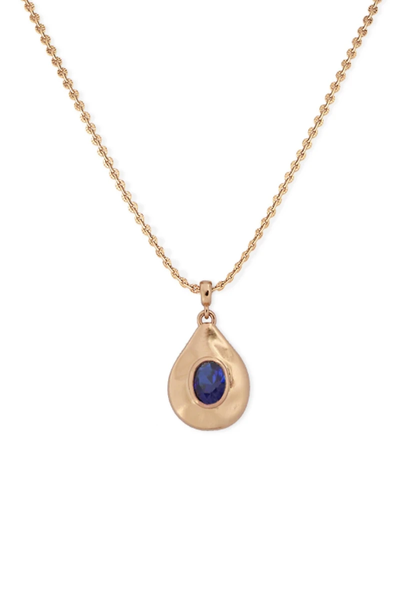 Retro Chic Fig Pendant Necklace