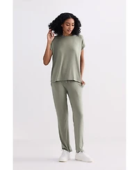 Reistor Women's Relaxed Tee Set Olive