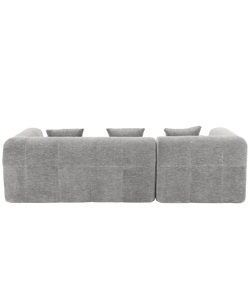 Streamdale 101" Sectional Sofa, Modular Couch, Deep Seating