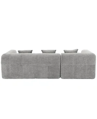 Streamdale 101" Sectional Sofa, Modular Couch, Deep Seating