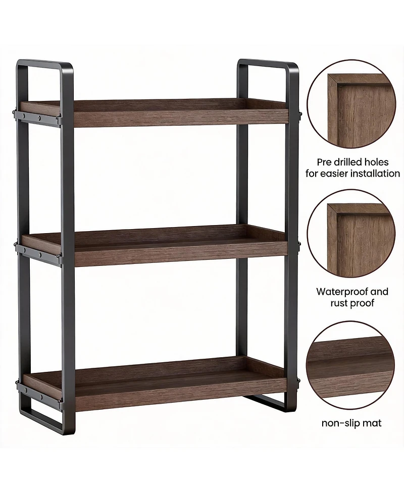 Yigii 3-Tier Compact Bathroom Organizer