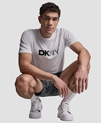 Dkny Men's Short-Sleeve Rash Guard Logo T-Shirt