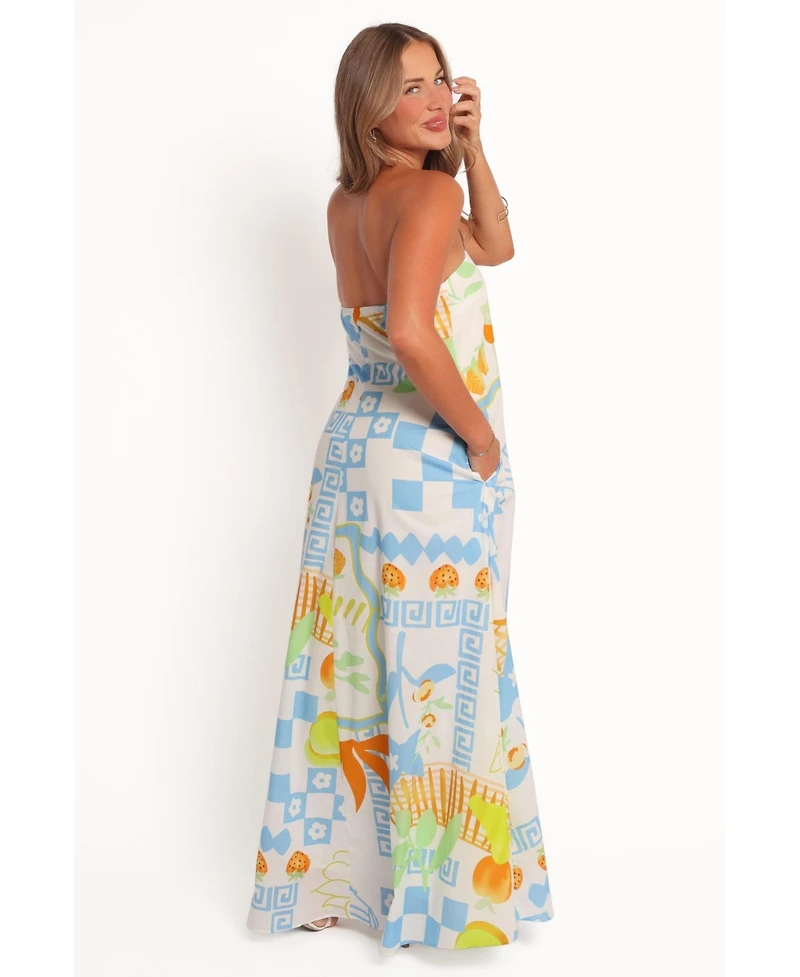 Petal and Pup Women's Kaelani Strapless Maxi Dress