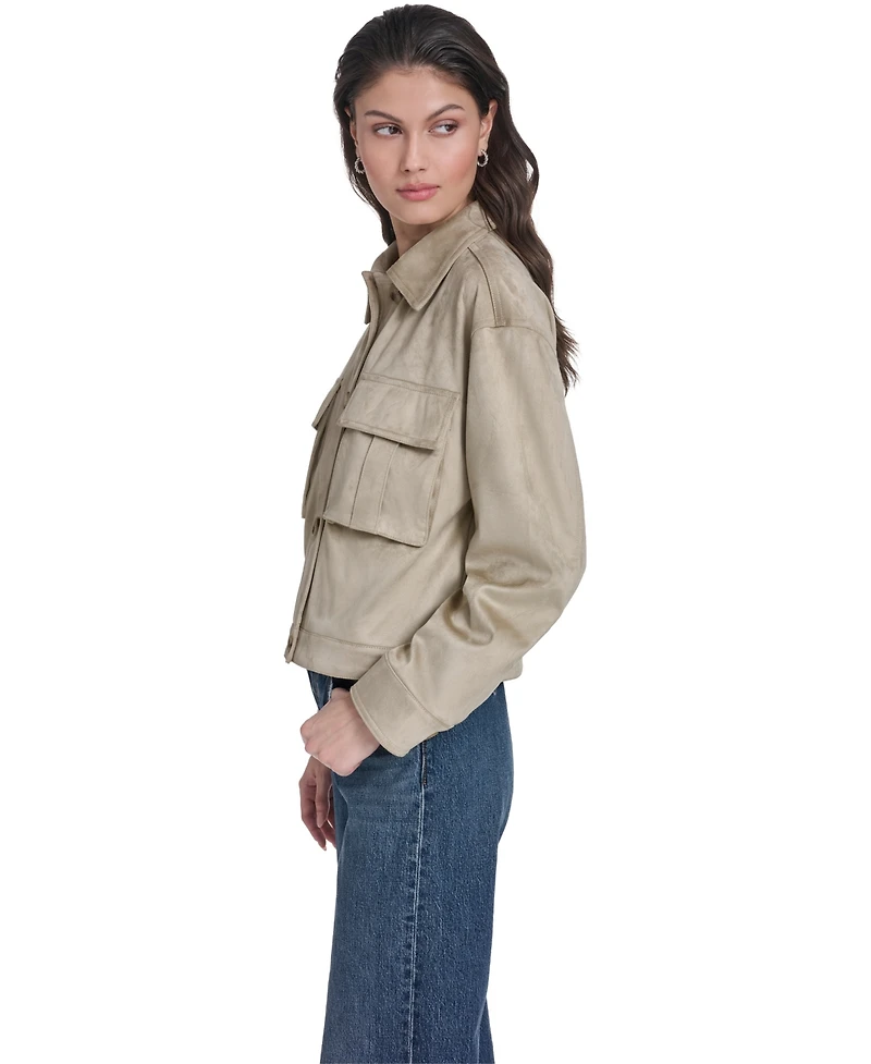 Levi's Women's Laydown Collar Front-Button Jacket