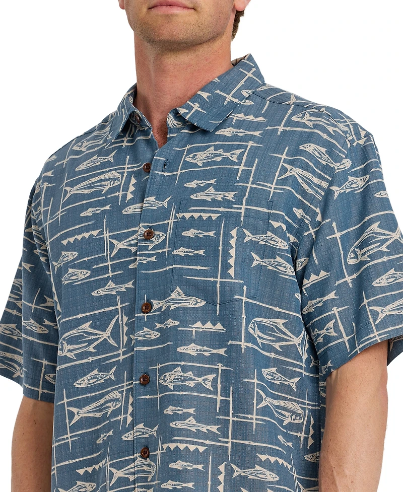 Quiksilver Waterman Men's Topanga Short-Sleeve Shirt