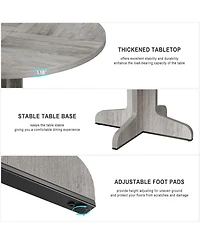 Gaomon Kitchen Table Round Dining Table Wood Kitchen Table Dinning