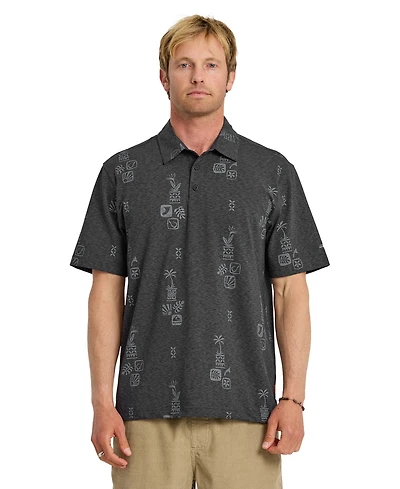 Quiksilver Waterman Men's Mystic Fin Short-Sleeve Shirt