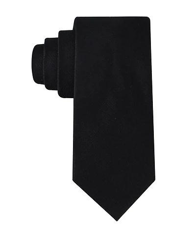 Calvin Klein Men's Solid Silk Classic Tie