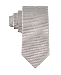 Calvin Klein Men's Textured Solid Silk & Linen Tie