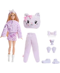 Barbie Cutie Reveal Cuddly Series Kitten Doll and Accessories