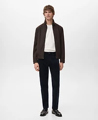 Mango Men's Corduroy Regular-Fit Pants