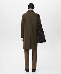 Mango Men's Classic Wool Blend Coat
